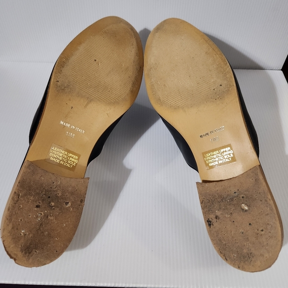 "Coach And Four" Brand Neline Leather Mule Black 11M - Picture 6 of 13